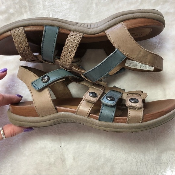 NWOB 𝅺Rockport Cobb Hill Rubey T-Strap Sandals Size 6 - Picture 4 of 9
